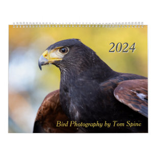 Calendrier Photographie d'oiseaux par Tom Spine - 2024