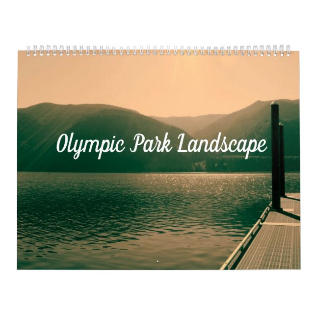 Calendrier Photographie du paysage du parc olympique (Protection)