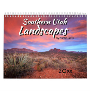 Calendrier Photographie du sud de 2019 paysages de l'Utah