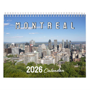 Calendrier Photographie paysagère de Montréal