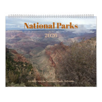 Calendrier photographique des parcs nationaux 12 m