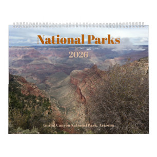 Calendrier photographique des parcs nationaux 12 m