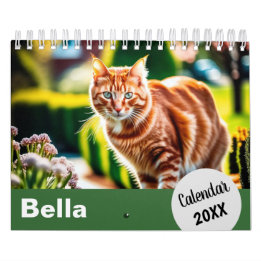 Calendrier Photos de chat personnalisées Créer votre propre a