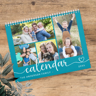 Calendrier Photos de famille modernes élégantes 2026