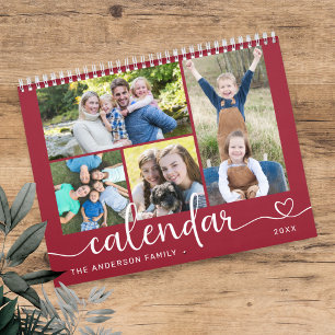 Calendrier Photos de famille modernes élégantes 2026