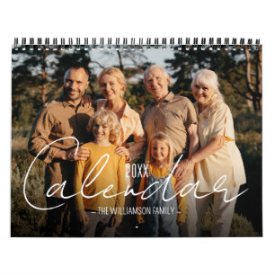 Calendrier Photos de famille personnalisées