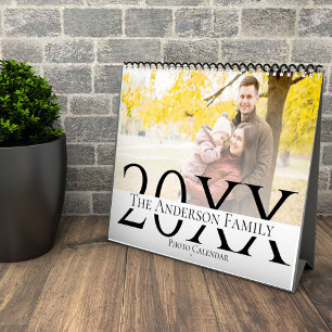 Calendrier Photos de famille personnalisées Année 20XX Calend