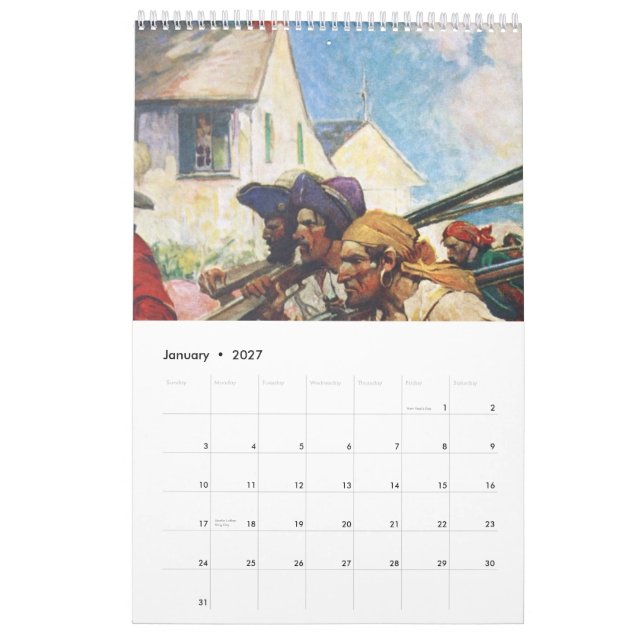 Calendrier Pirates 2015 (Jan 2027)