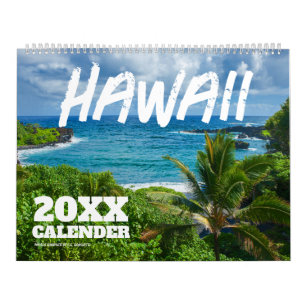 Calendrier Pittoresque de la muraille 2025 Hawaii