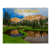 Calendrier Pittoresque du Colorado 2024