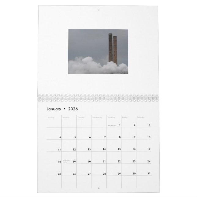 Calendrier : Pittsburgh industriel (Jan 2026)