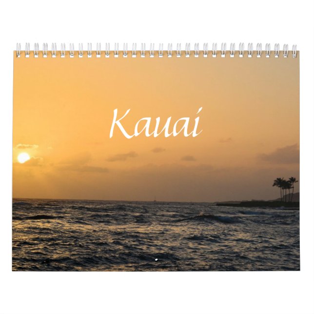 Calendrier Plage de Kauai (Protection)