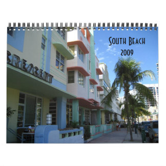 Calendrier Plage du sud 2009