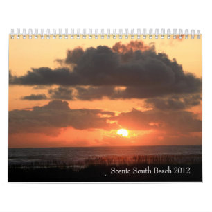 Calendrier Plage du sud 2012 pittoresque