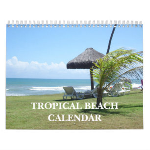 Calendrier Plage tropicale 2025