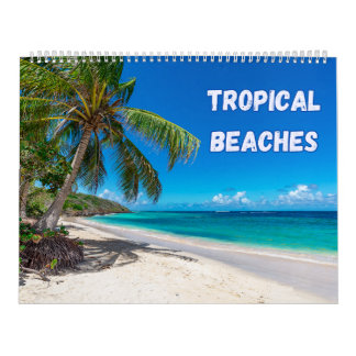 Calendrier Plages Tropicales Colorées