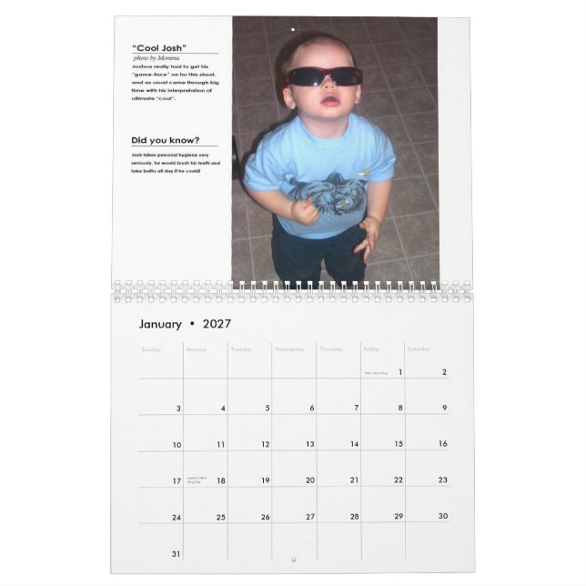 Calendrier Play-boy 2008 de l'année (Jan 2027)