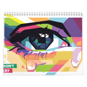Calendrier Pleurer les yeux pop