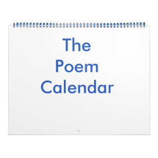 Calendrier Poem