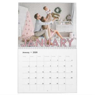 Calendrier Police de contrecoup Art déco Photo 2026