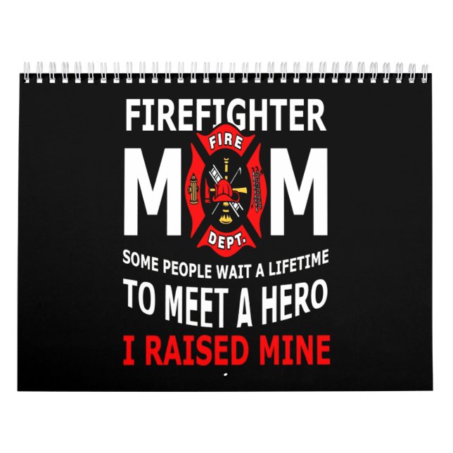 Calendrier Pompier | Firefighter Maman Quelques personnes (Protection)
