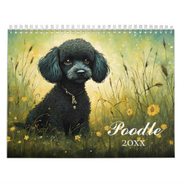 Calendrier Poodles mignons