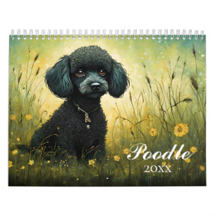 Calendrier Poodles mignons