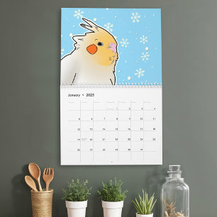 Calendrier Pop Art Birds Vol. 3 Cockatiel Colibri