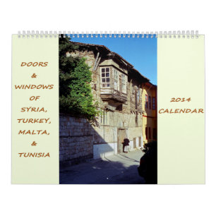 Calendrier Portes et Windows de la Syrie, de la Turquie, de