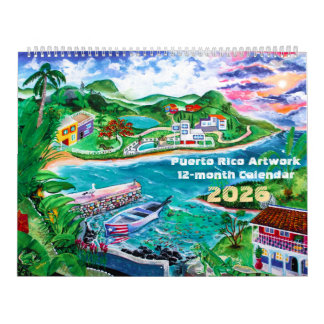 Calendrier Porto Rico Art 2026