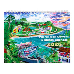 Calendrier Porto Rico Art 2026