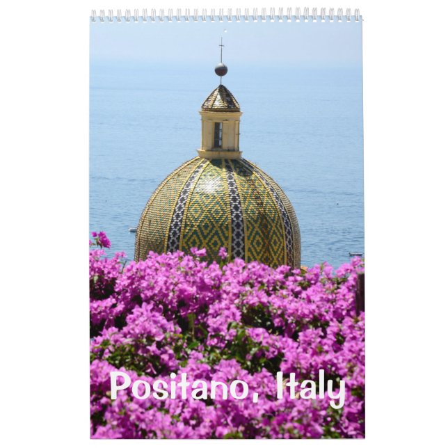 Calendrier Positano 12 mois (Protection)