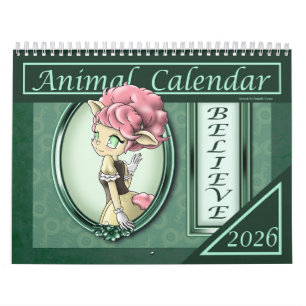Calendrier positif de l'animal Anime 2026