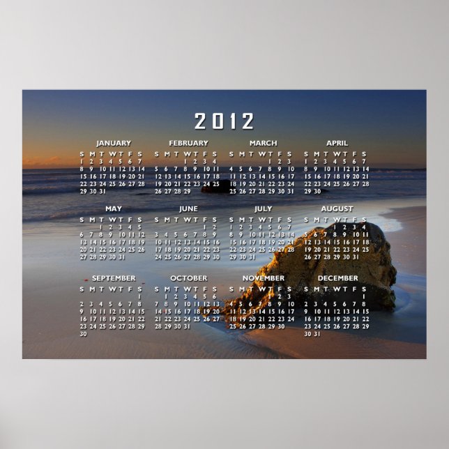 Calendrier Poster Shine On You Crazy Diamonds (Devant)