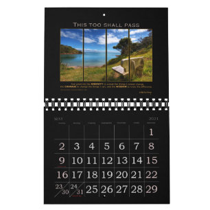 Calendrier Prière pour la sérénité Dieu Accordez une citation