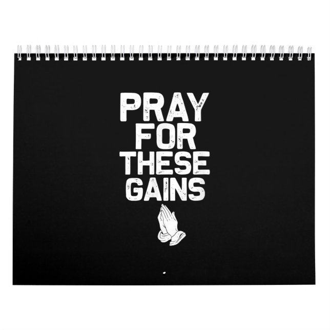 Calendrier Priez Pour Ces Gains De Fitness Motivation Gym (Protection)