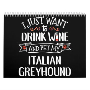Calendrier Propriétaires italiens de vins et de chiens