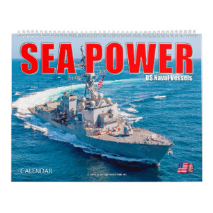 Calendrier PUISSANCE MARITIME - Navires de la marine américai