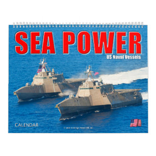 Calendrier PUISSANCE MARITIME - Navires de la marine américai