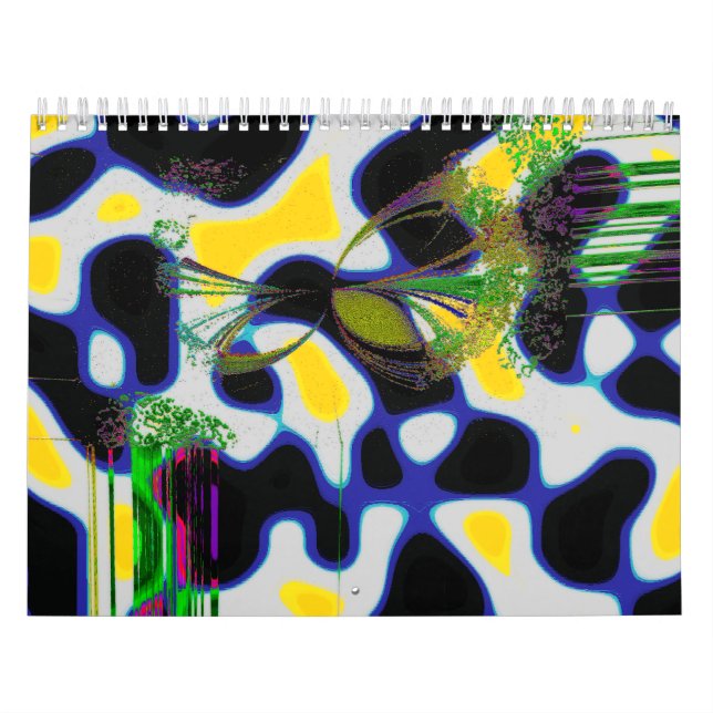 Calendrier "Pure Contemporary" (moyen) 2 pages  (Protection)