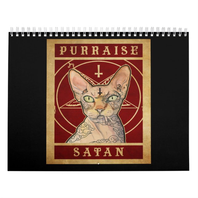 Calendrier Purraise Satan Sphynx (Protection)