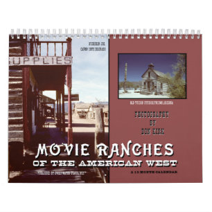 Calendrier Ranchs de film de l'ouest américain
