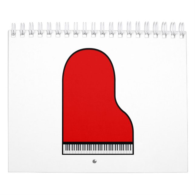 Calendrier Red Grand Piano (Protection)