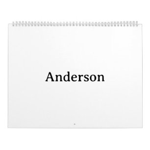 Calendrier Remplacer son propre design 11" x 14,25" 2 pages g