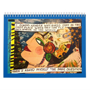 CALENDRIER REMPLI DE MAUVAIS ART DE FILLE