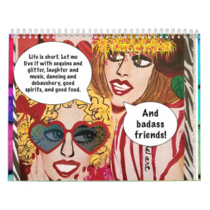 CALENDRIER REMPLI DE MAUVAISES FILLES ART