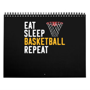 Calendrier Répéter le basketball du sommeil