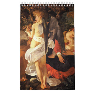 Calendrier Reposez-vous sur le vol vers l'Egypte (Caravaggio)