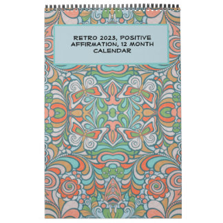 Calendrier Retro, Affirmations Positives Super 202