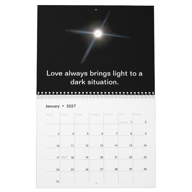 Calendrier Réveillez-vous (Jan 2027)